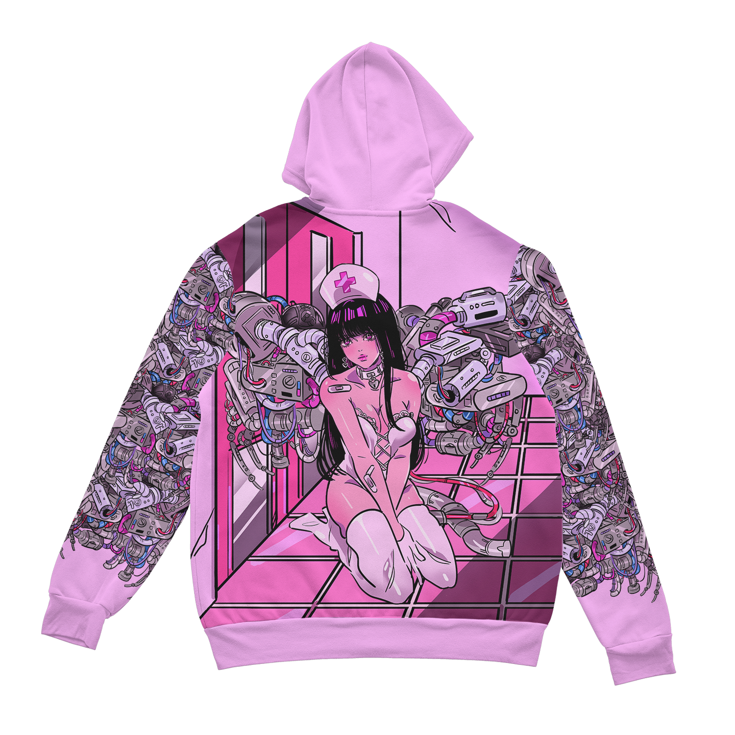 Mecha Nurse Zip Up Hoodie