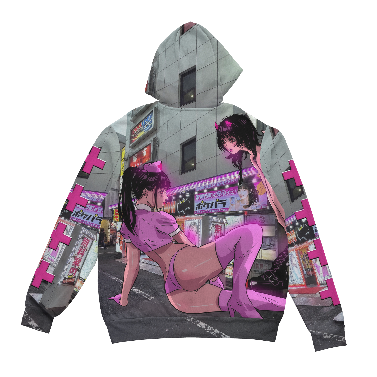 Shinjuku Nights Zip Up Hoodie