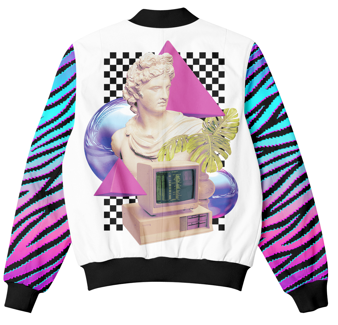Mosaic Aesthetic Bomber Jacket