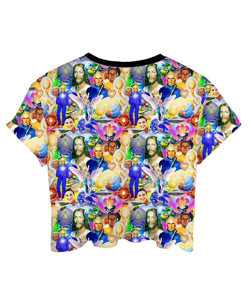 Grand Cosmic Squadron Crop Top