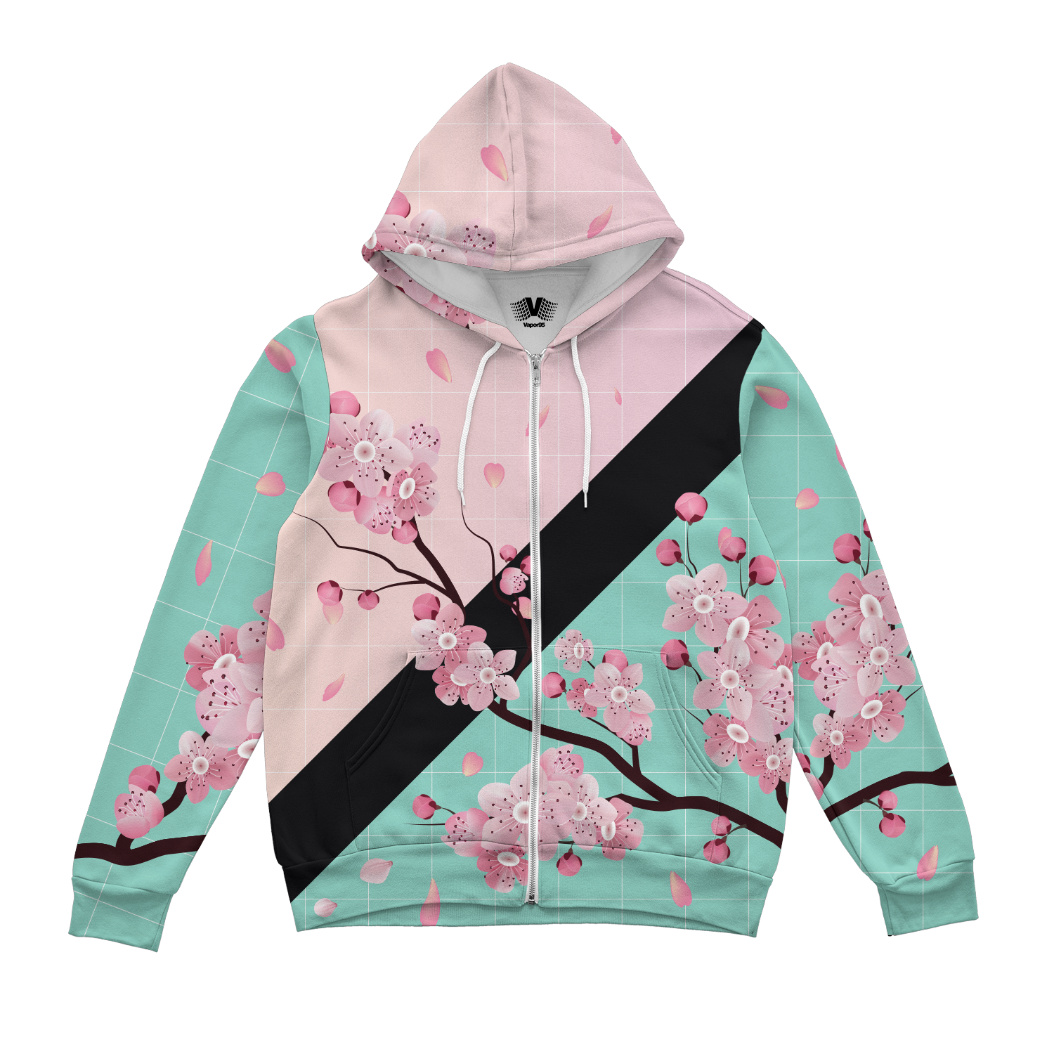 Across The Chasm Zip Up Hoodie