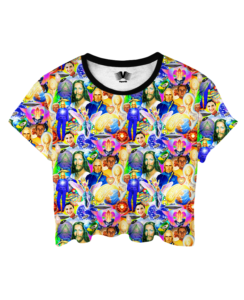 Grand Cosmic Squadron Crop Top