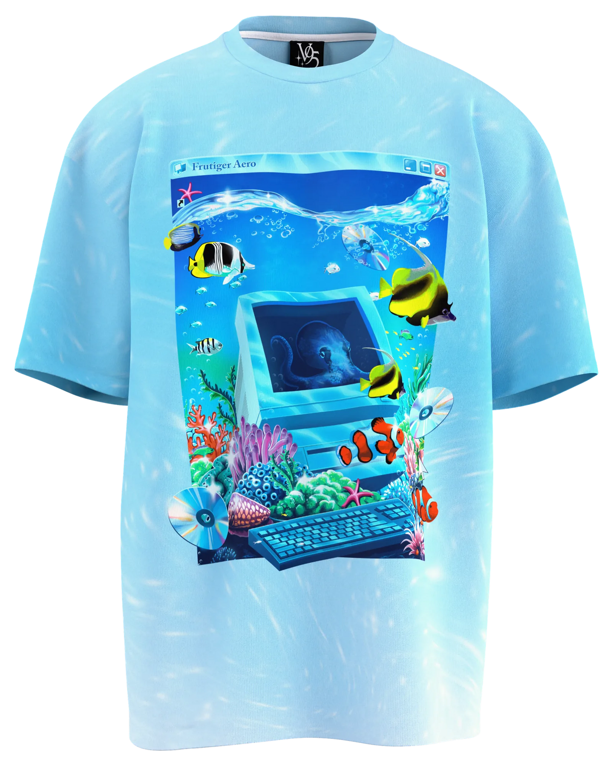 Aqua Terminal Tee, front
