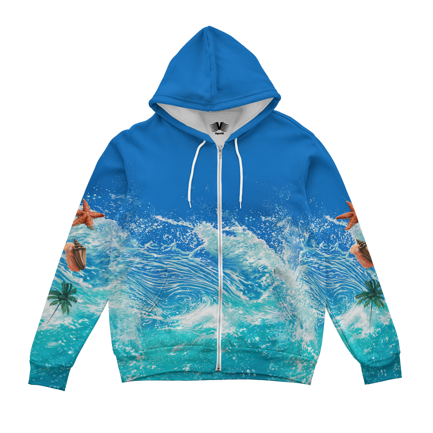 Bahama Resort Zip Up Hoodie