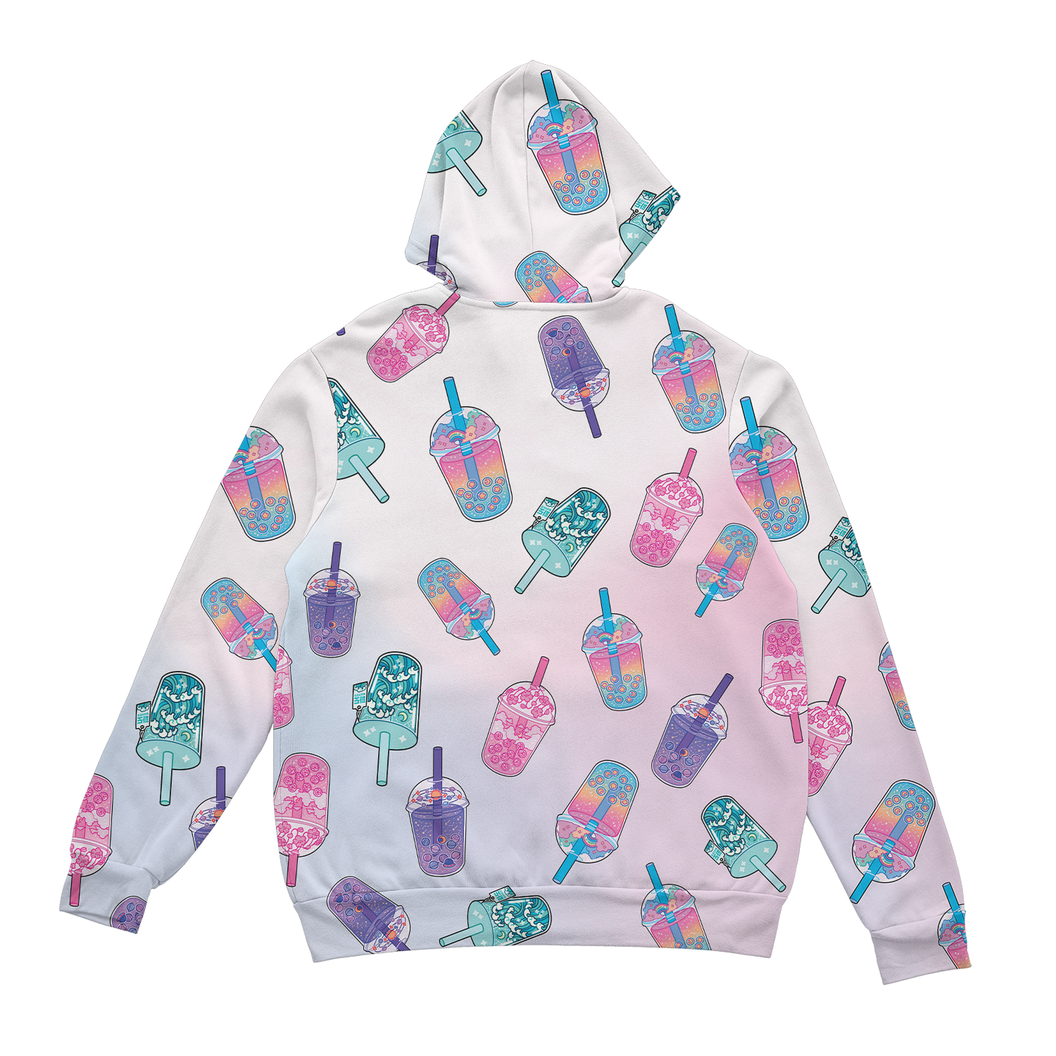 Boba Tea Zip Up Hoodie