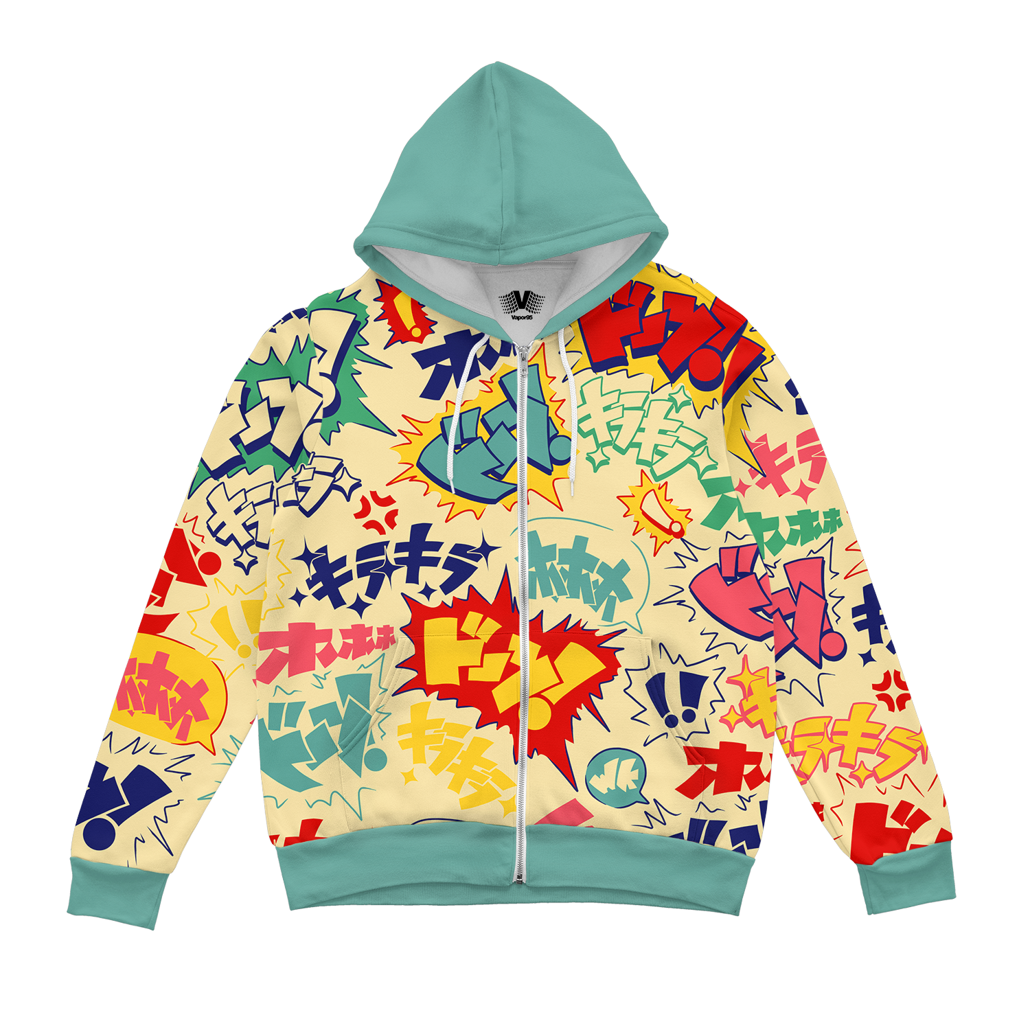 Boom Pop Zip Up Hoodie