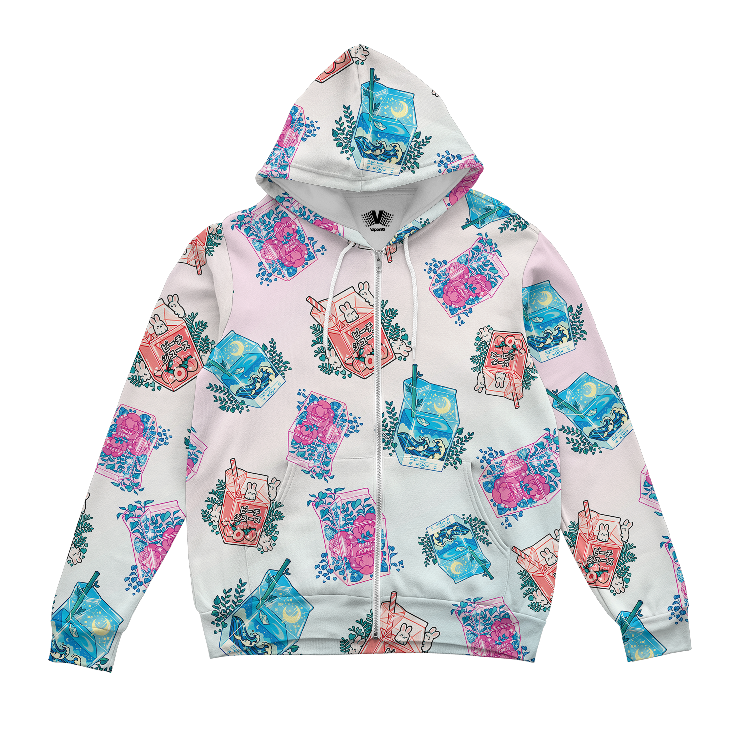 Boxed Tea Zip Up Hoodie