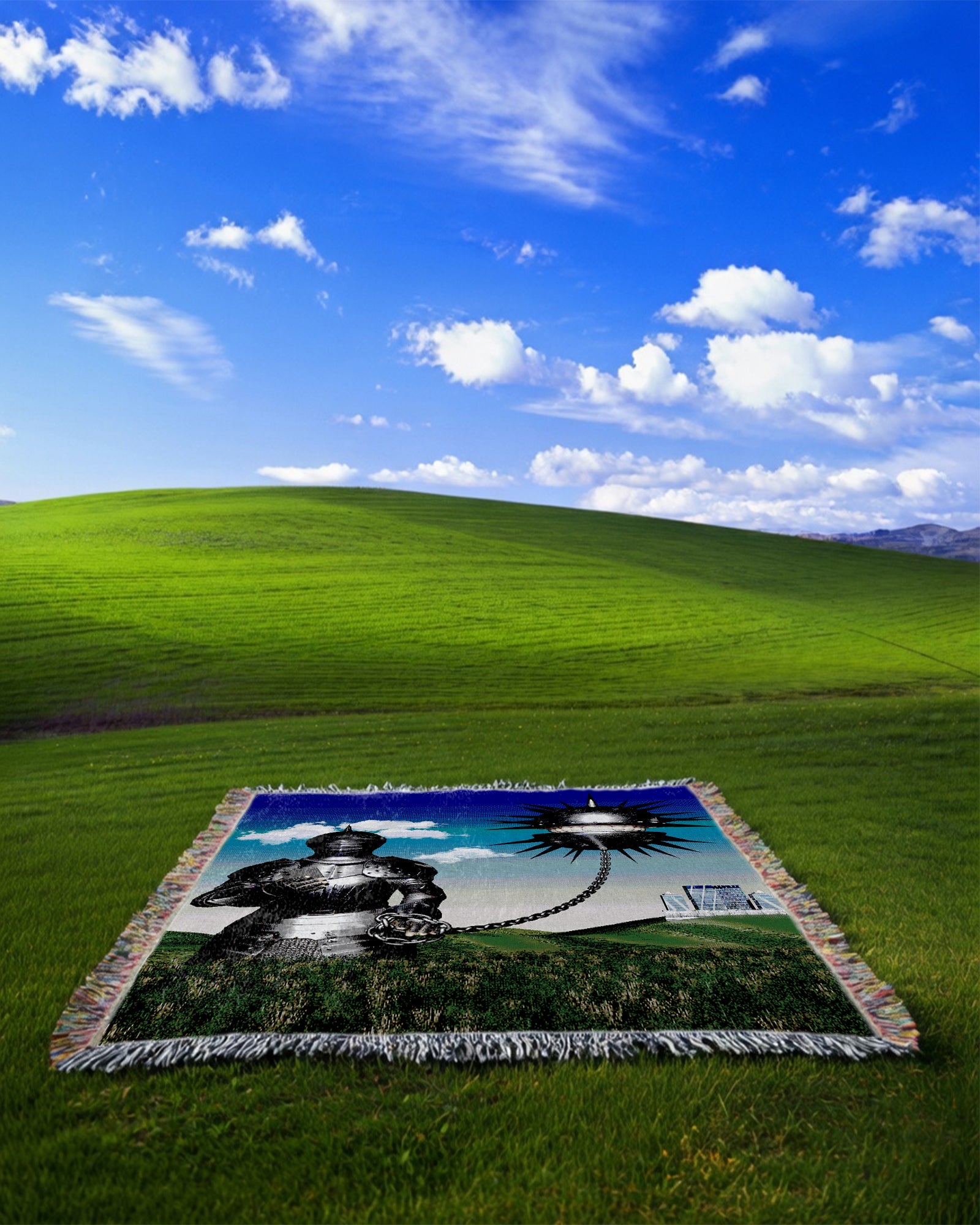 Chained Pain Woven Blanket - chained pain woven B-m.jpg