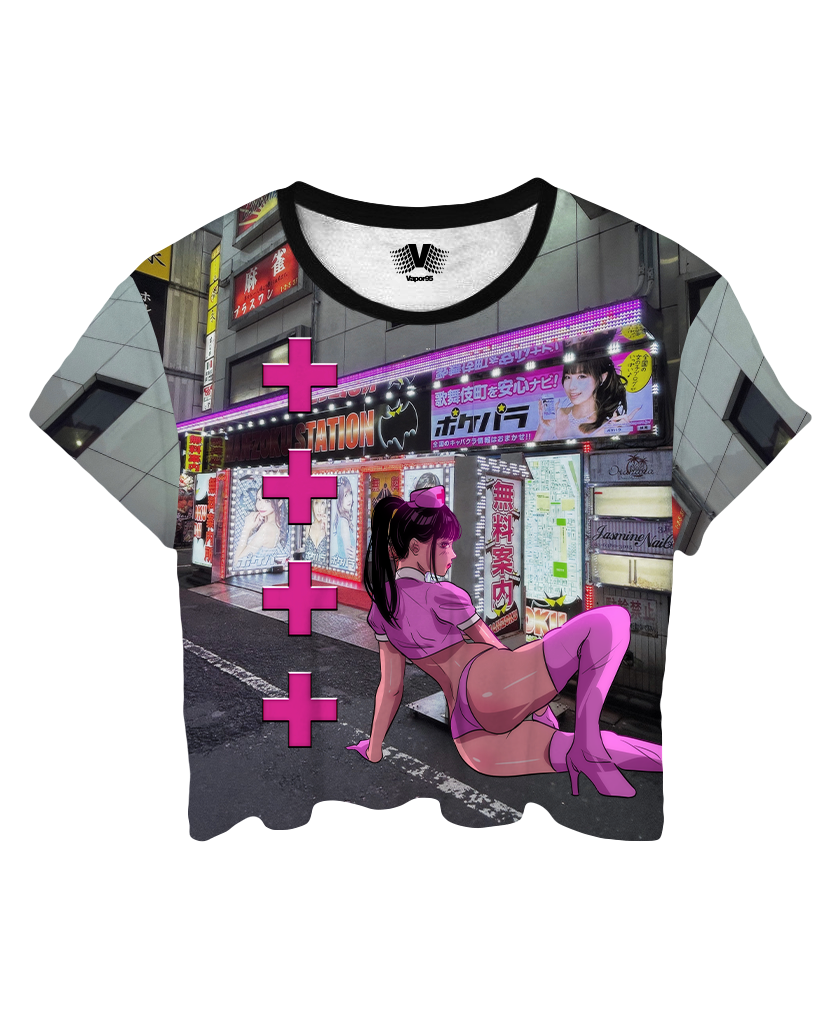 Shinjuku Nights Crop Top