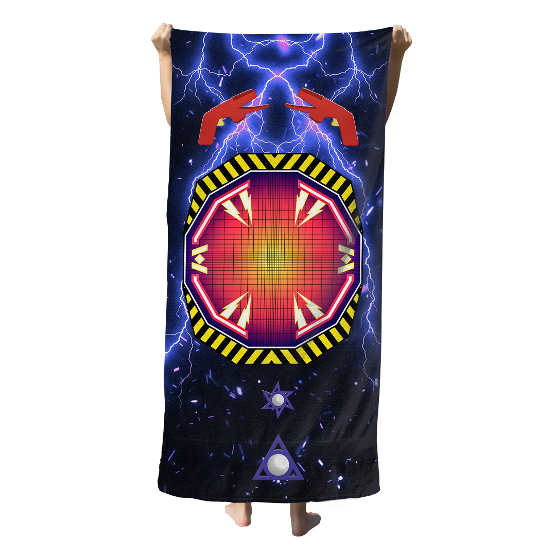 Crossfire Beach Towel