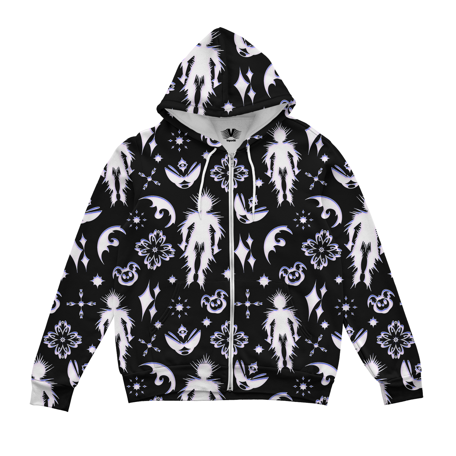 Crystalized Zip Up Hoodie