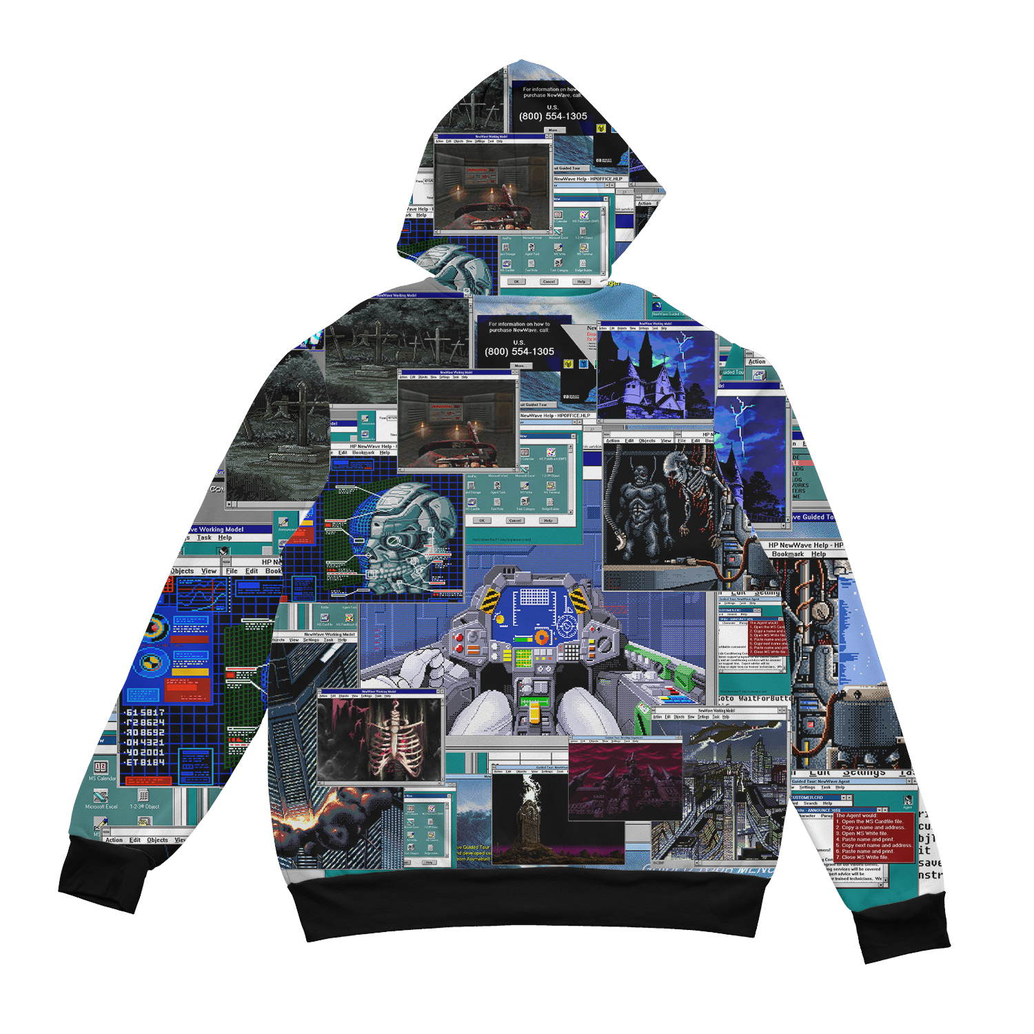 Cyberdemon Zip Up Hoodie