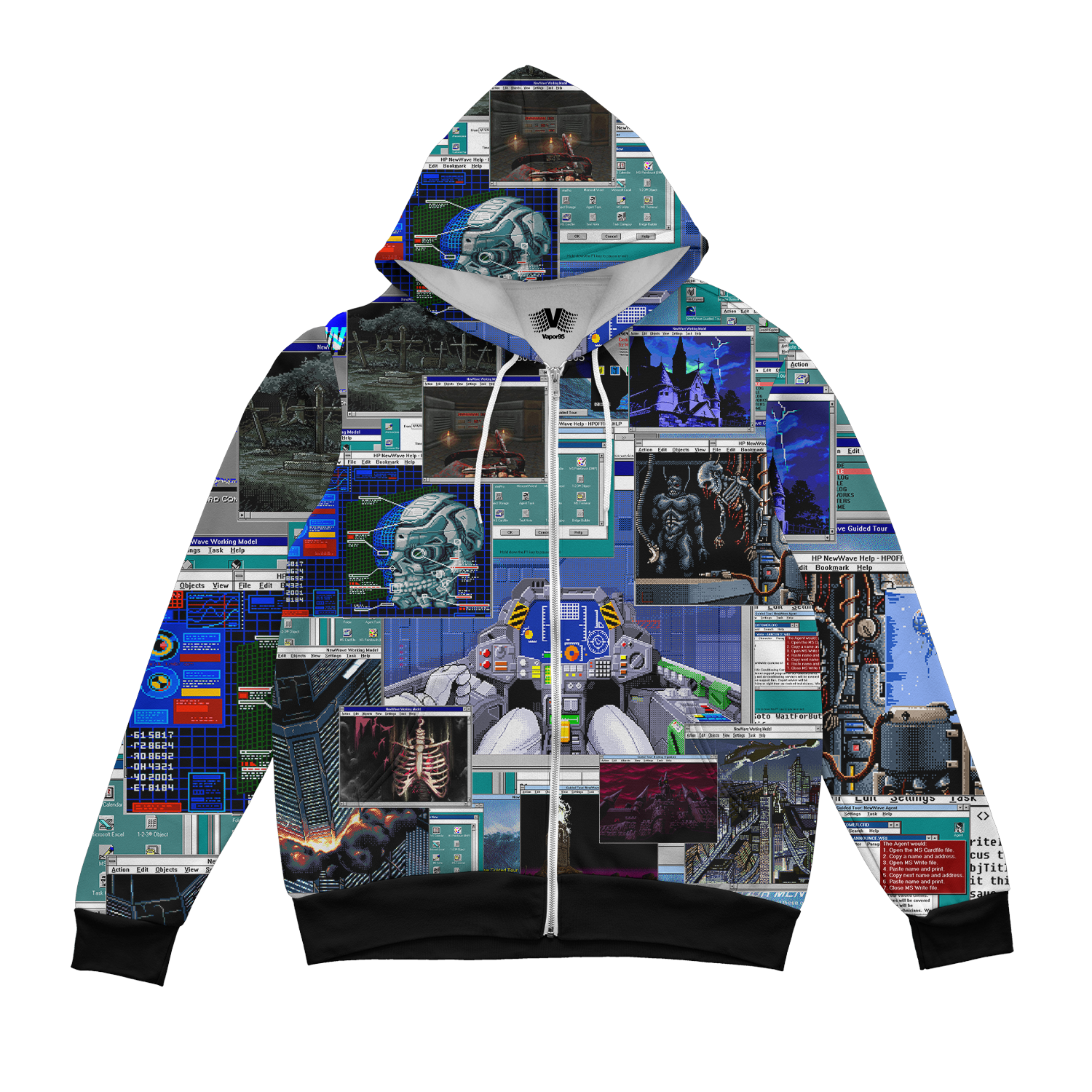 Cyberdemon Zip Up Hoodie