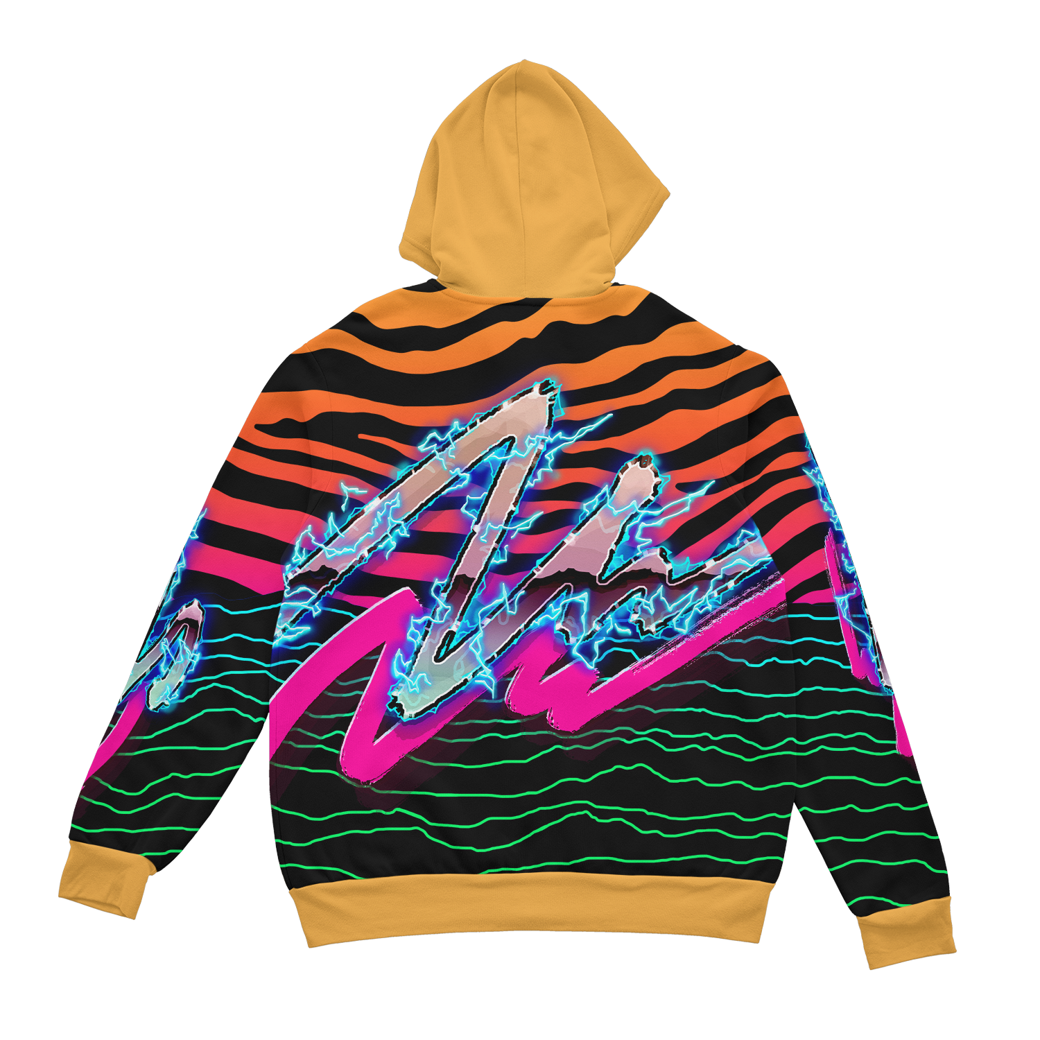 Cyber Jungle Zip Up Hoodie