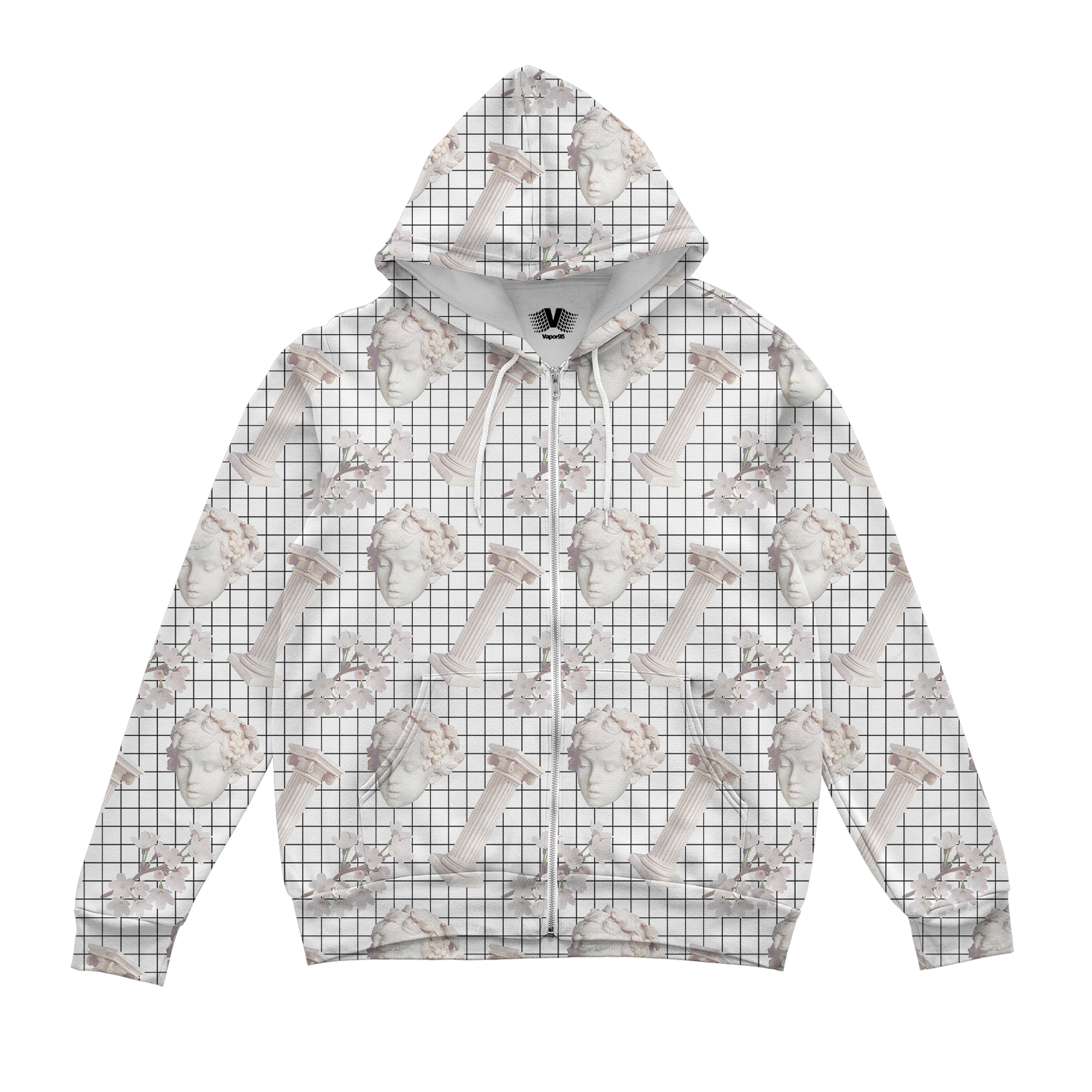 Desolate Blossom Zip Up Hoodie