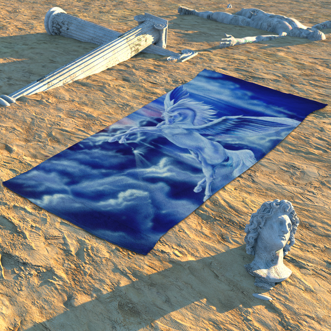 Flying Free Beach Towel