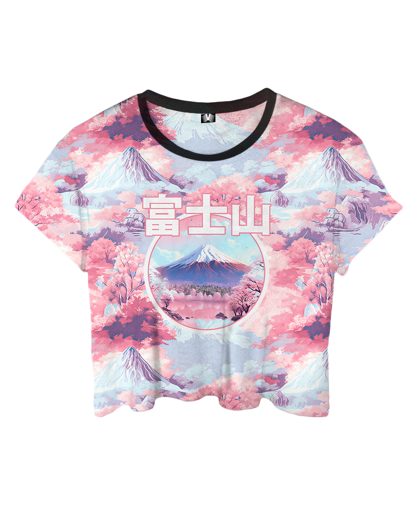 Fujisan Crop Top