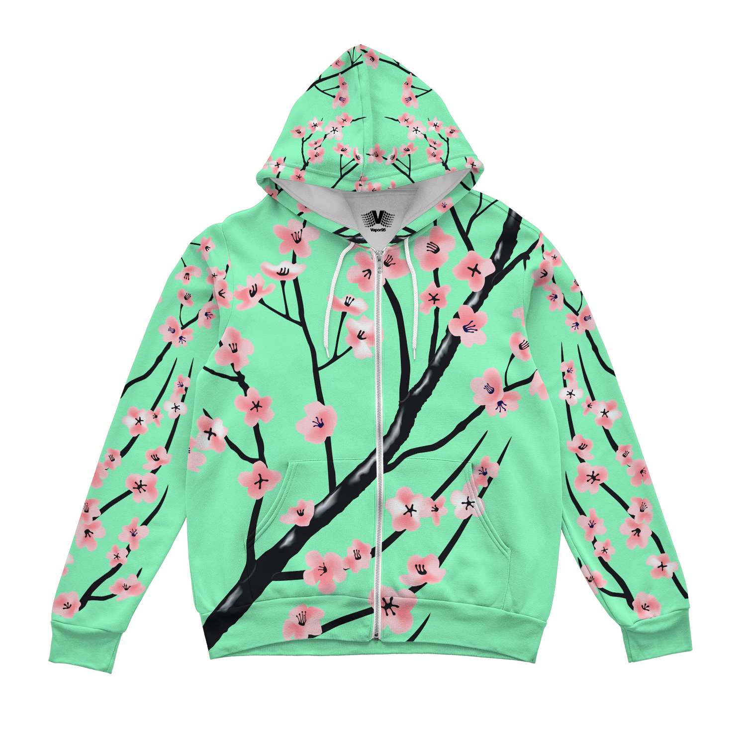 Full Bloom Zip Up Hoodie