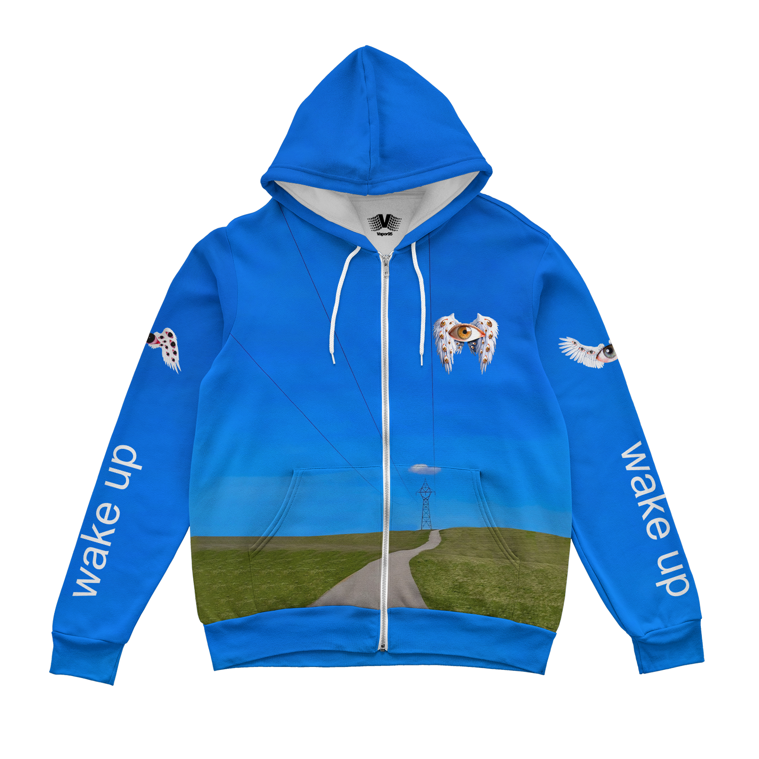 Guided Path Zip Up Hoodie