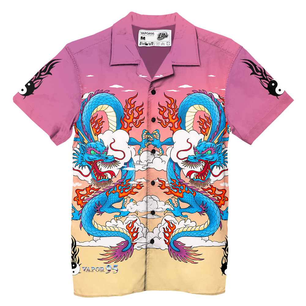 Breathing Fire Hawaiian Shirt