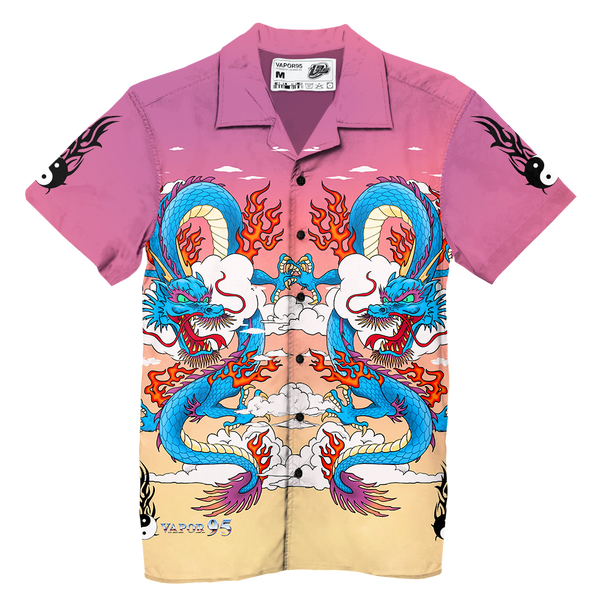 Breathing Fire Hawaiian Shirt | Vapor95