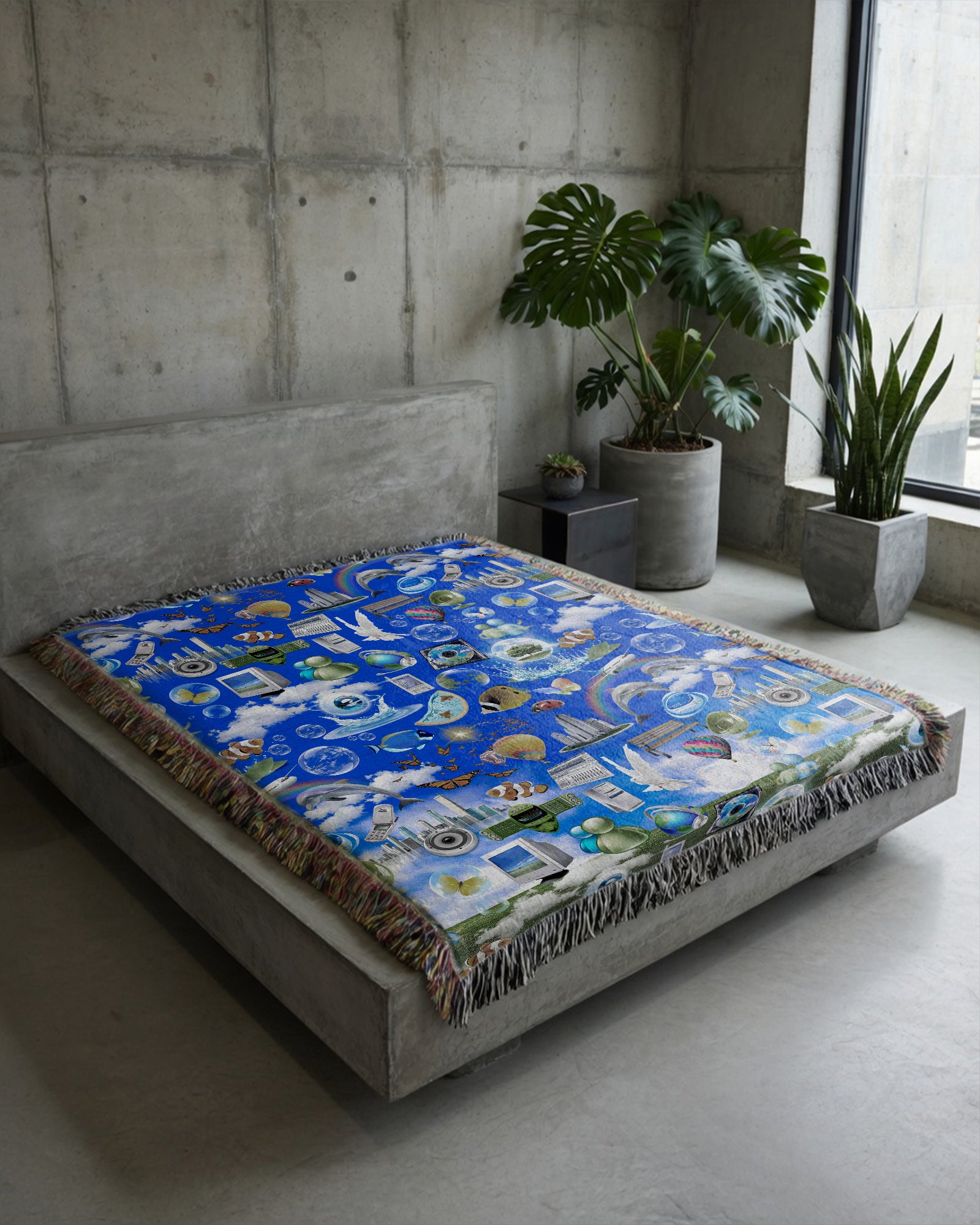 Frutiger Iconic Woven Blanket
