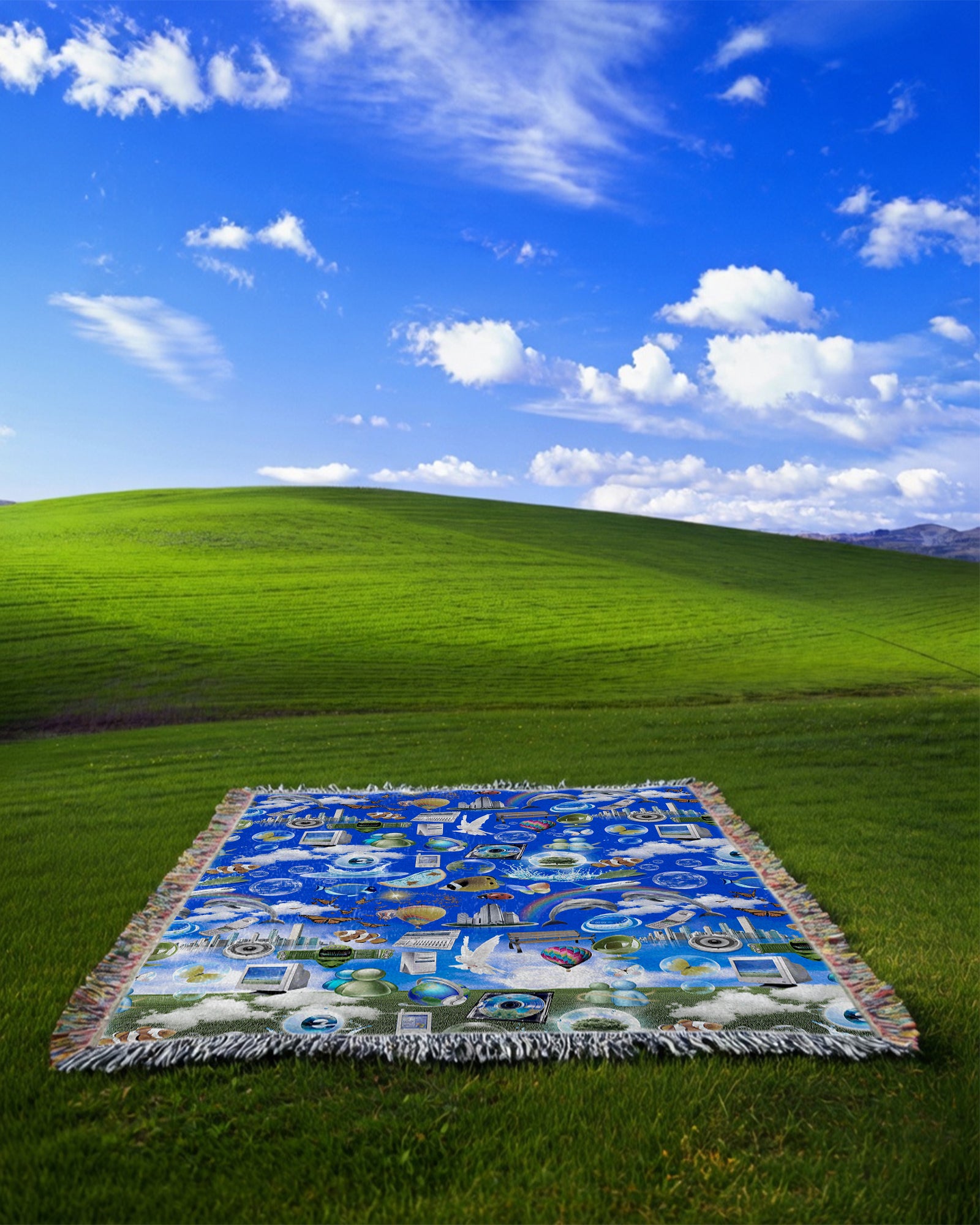 Frutiger Iconic Woven Blanket