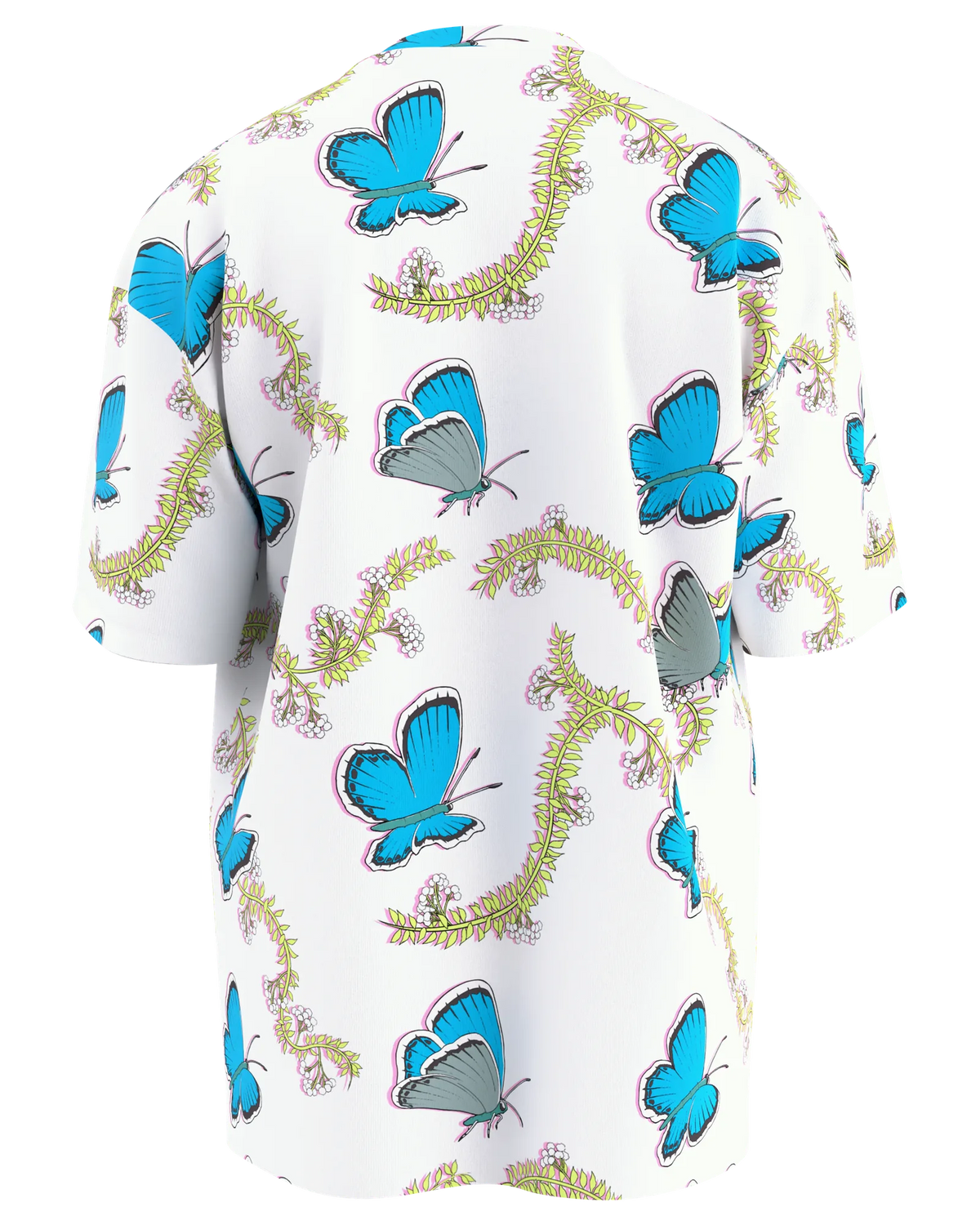 In Flight Tee, White, back