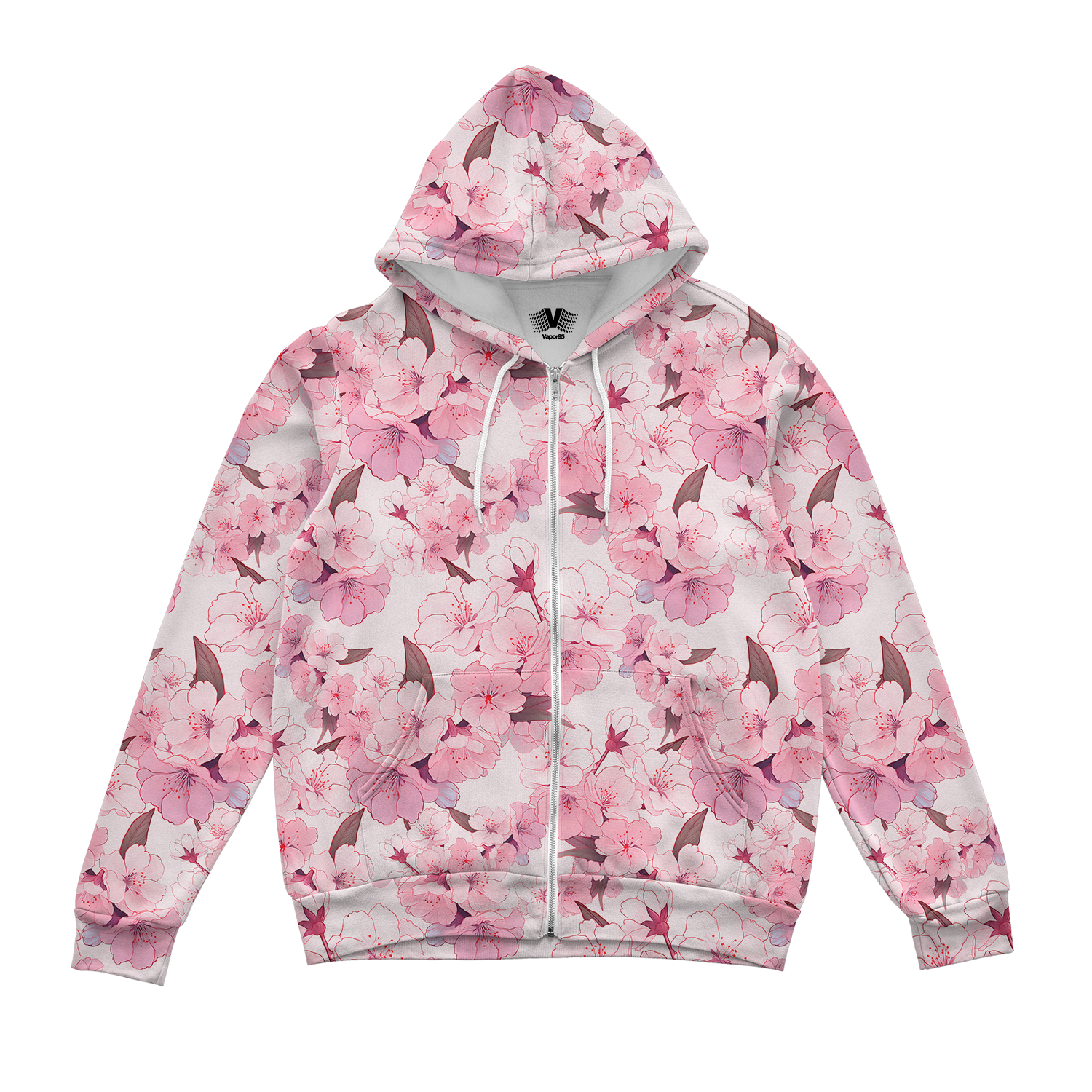 In Bloom Zip Up Hoodie