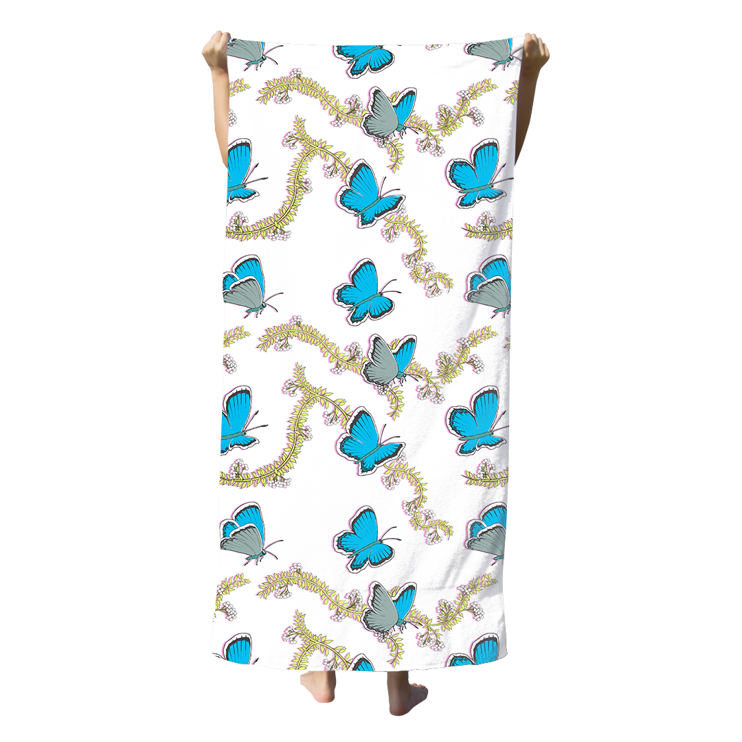 In Flight Beach Towel