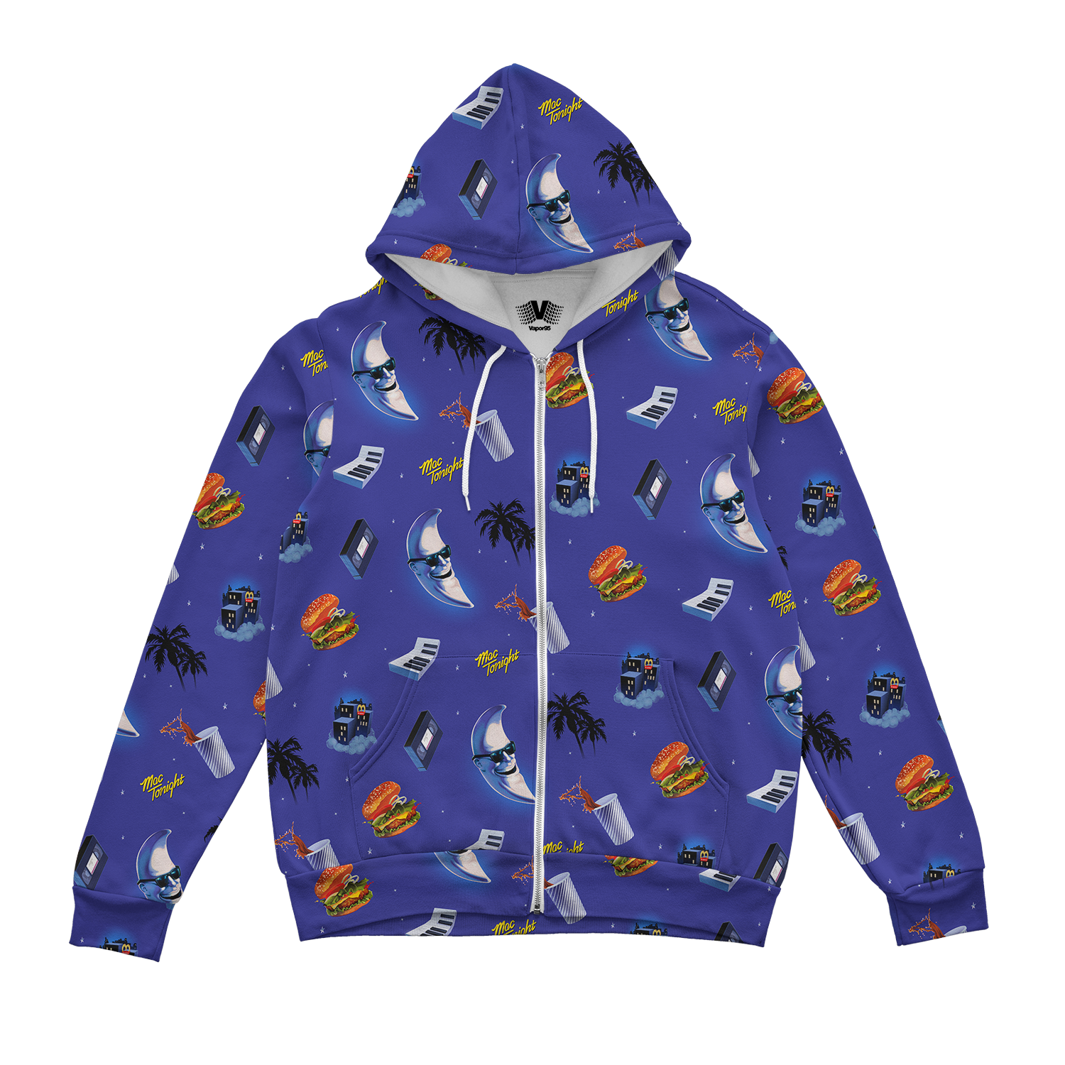 Late Night Delight Zip Up Hoodie