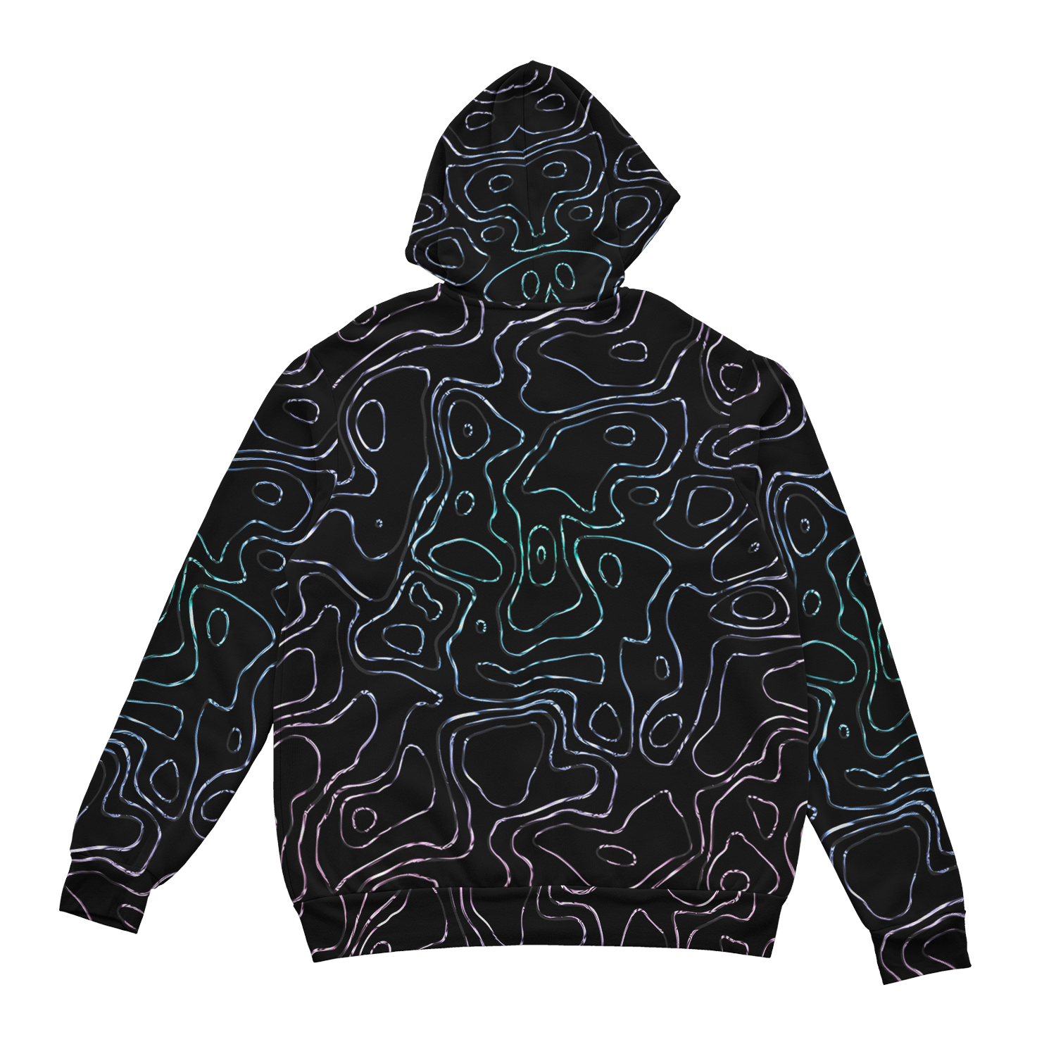 Liquid Topography Zip Up Hoodie