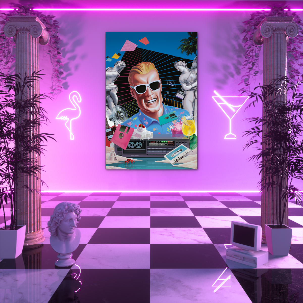 Max Headroom Poster