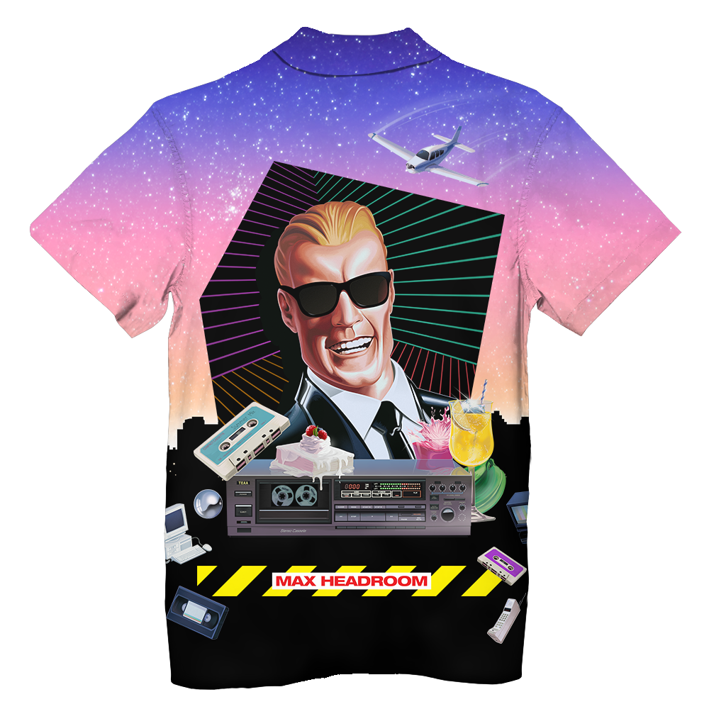 Max Headroom Hawaiian Shirt