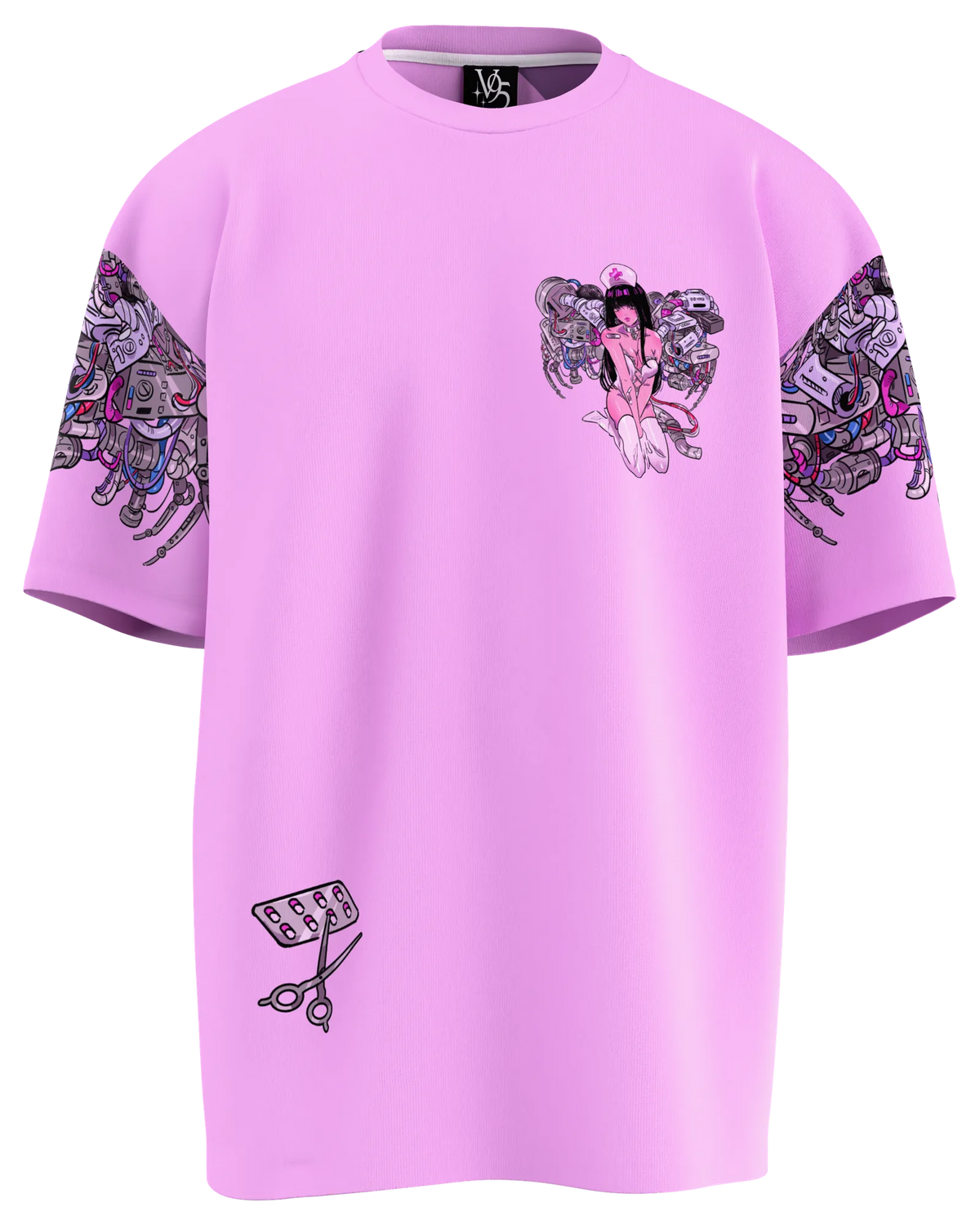 Mecha Nurse Tee, front