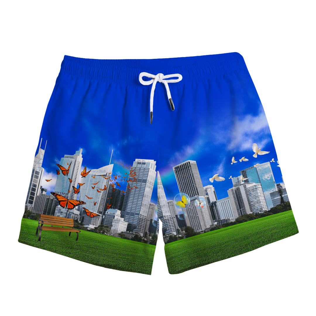 Frutiger World Swim Trunks