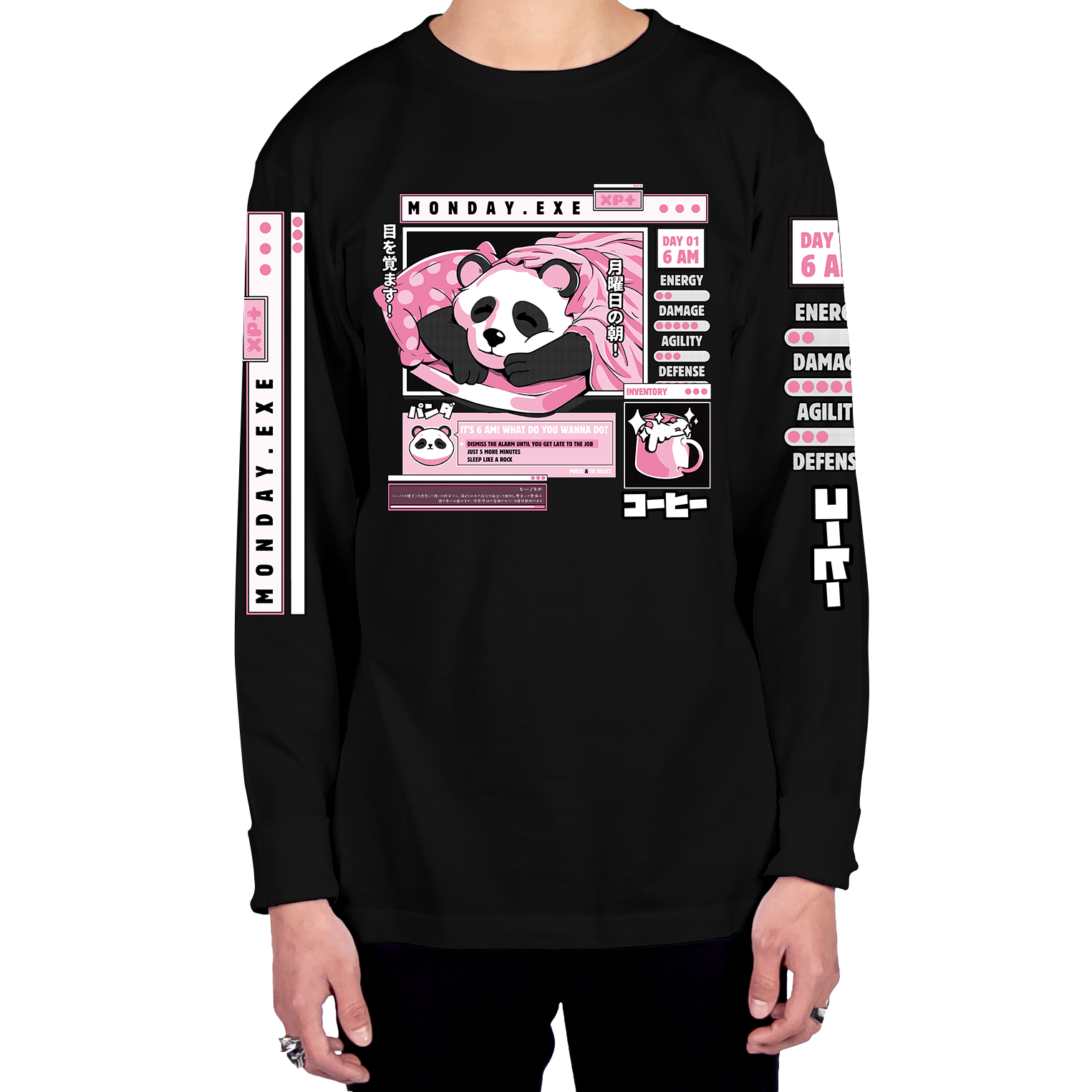 Monday.exe Long Sleeve Tee