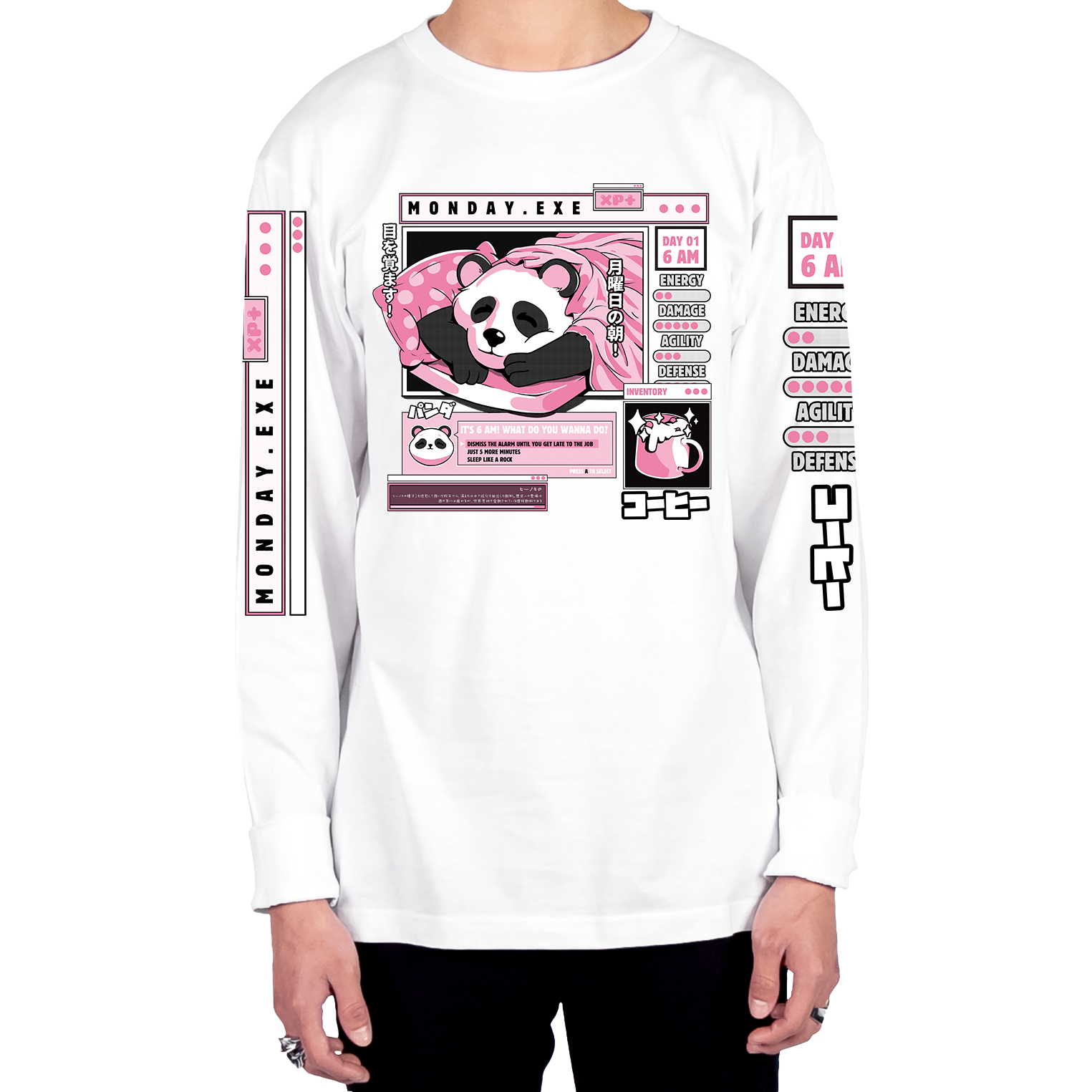 Monday.exe Long Sleeve Tee