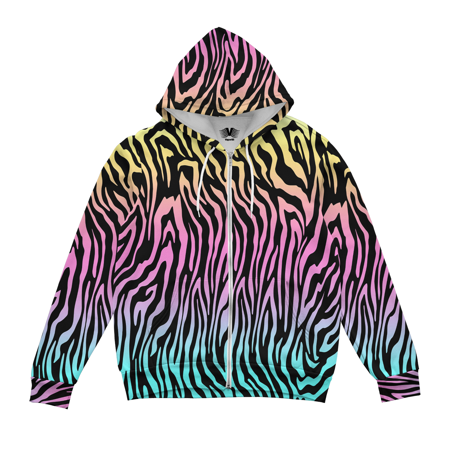 Neon Predator Zip Up Hoodie