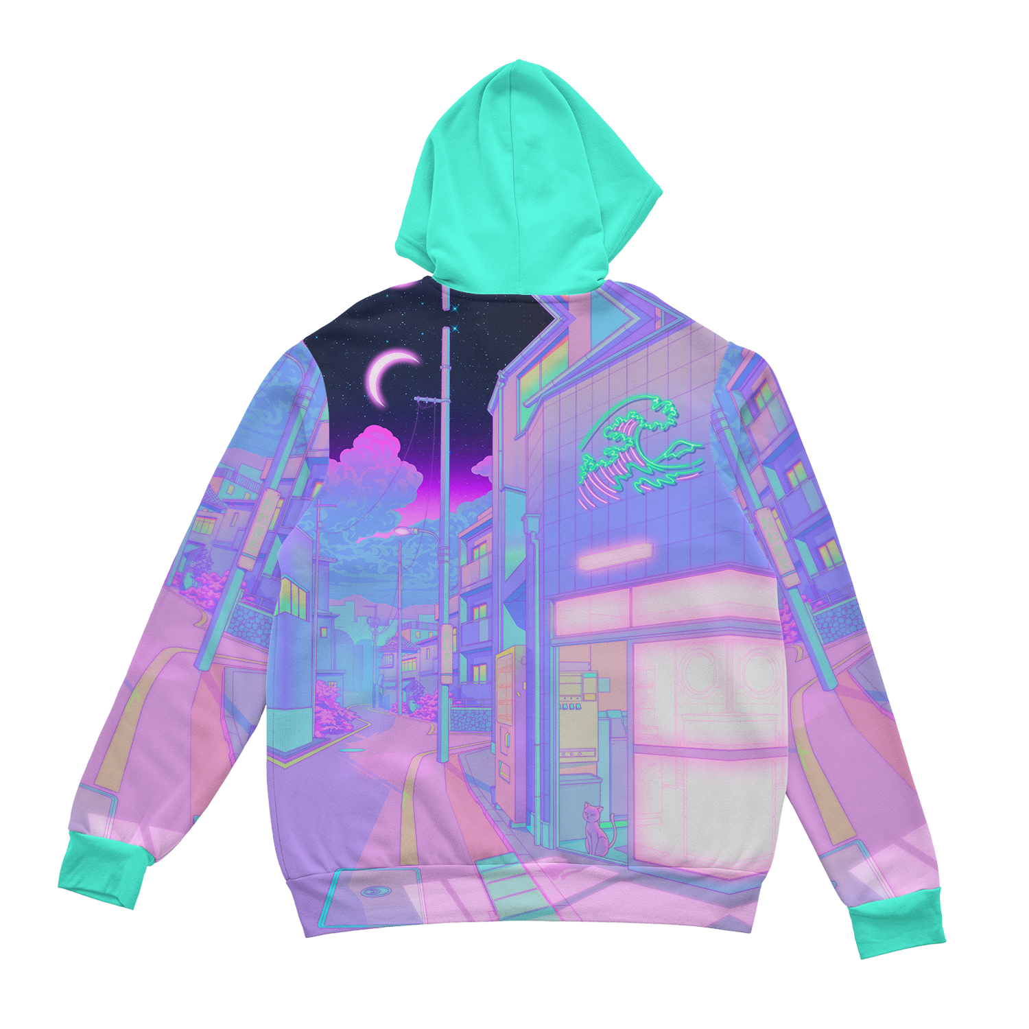 Pastel Drive Zip Up Hoodie