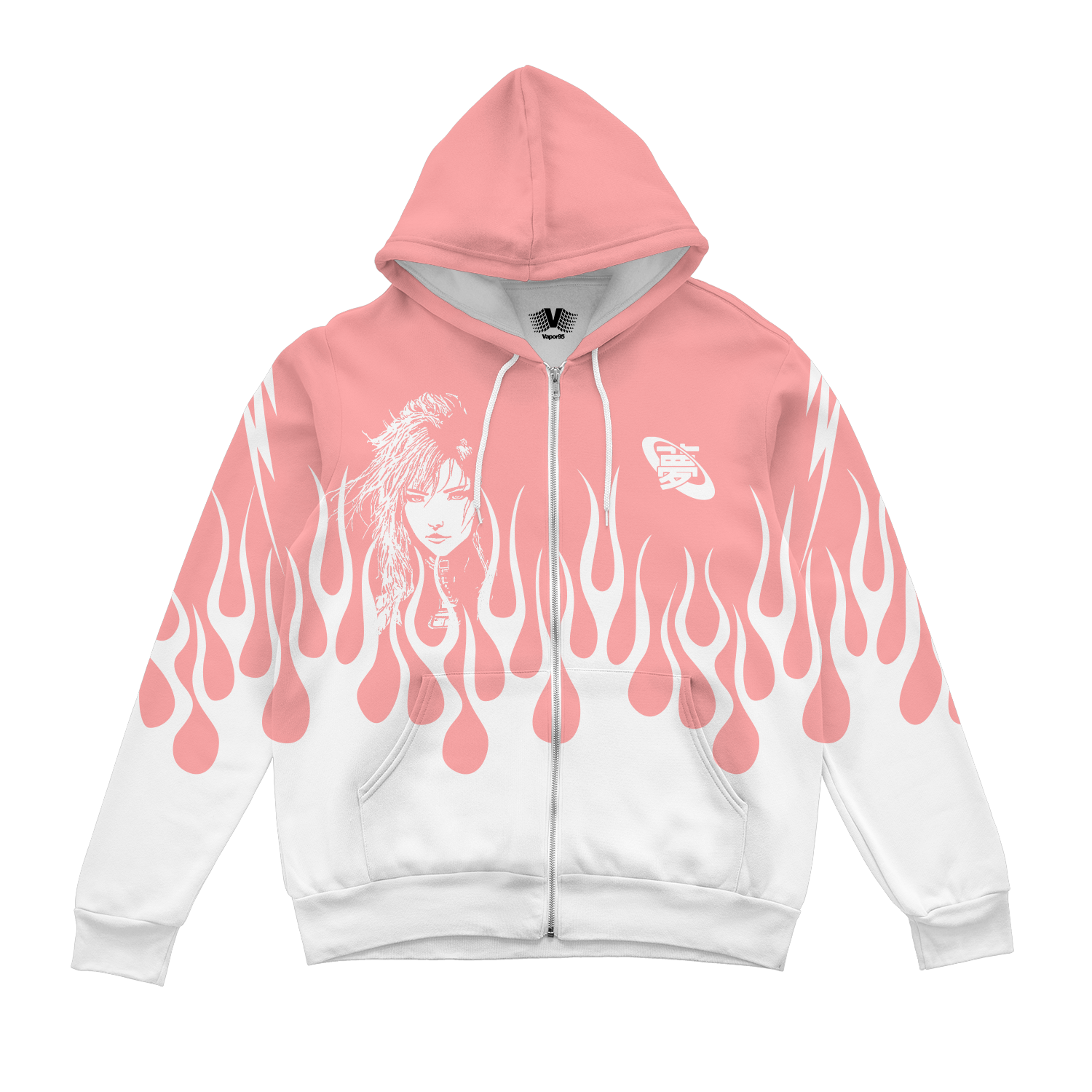 Phoenix Mode Zip Up Hoodie