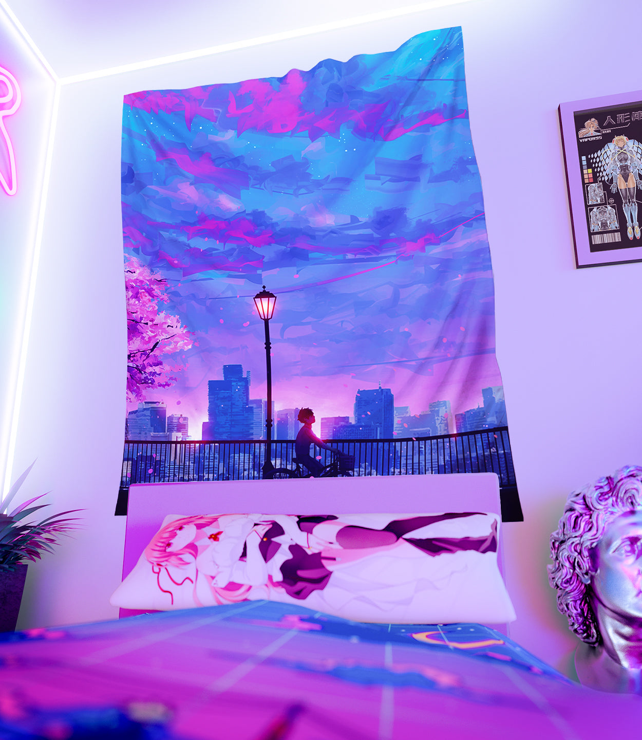 Plum Sky Ride Tapestry