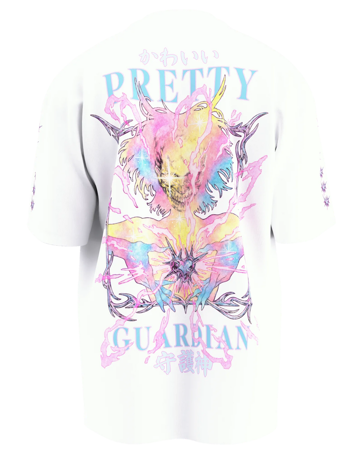 Pretty Guardian Tee, White, back