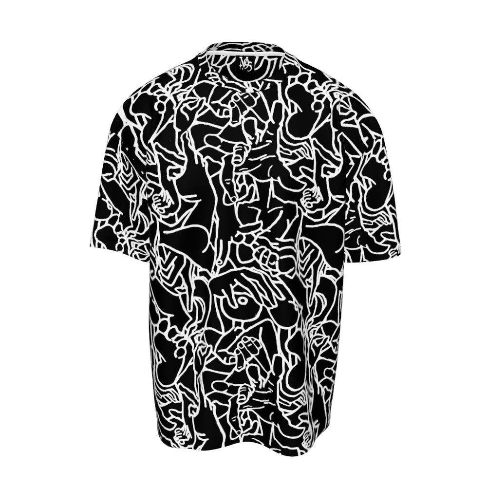 Tight Spaces Tee, Black, 3D