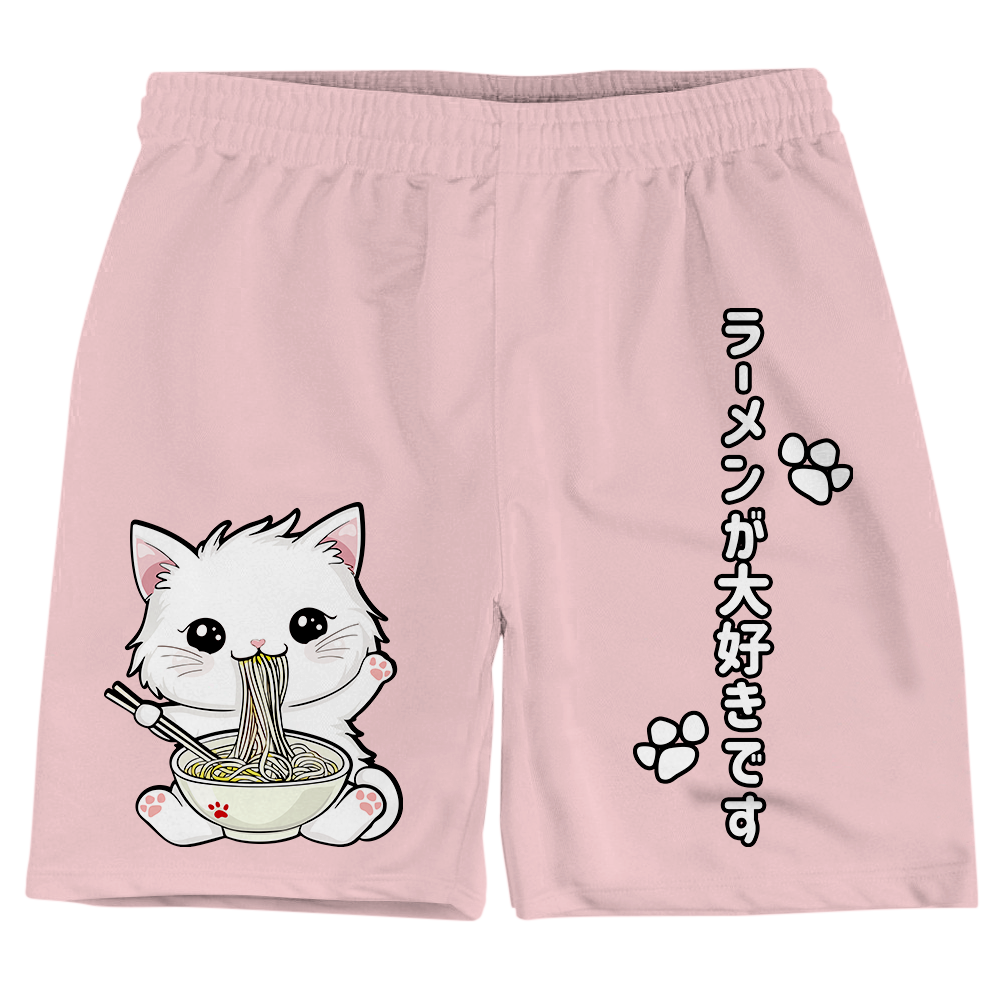 Ramen Neko Shorts