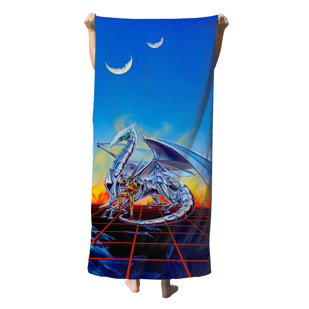 Reflections On The Grid Beach Towel