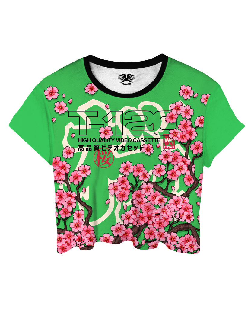 Sakura Supercassette Crop Top