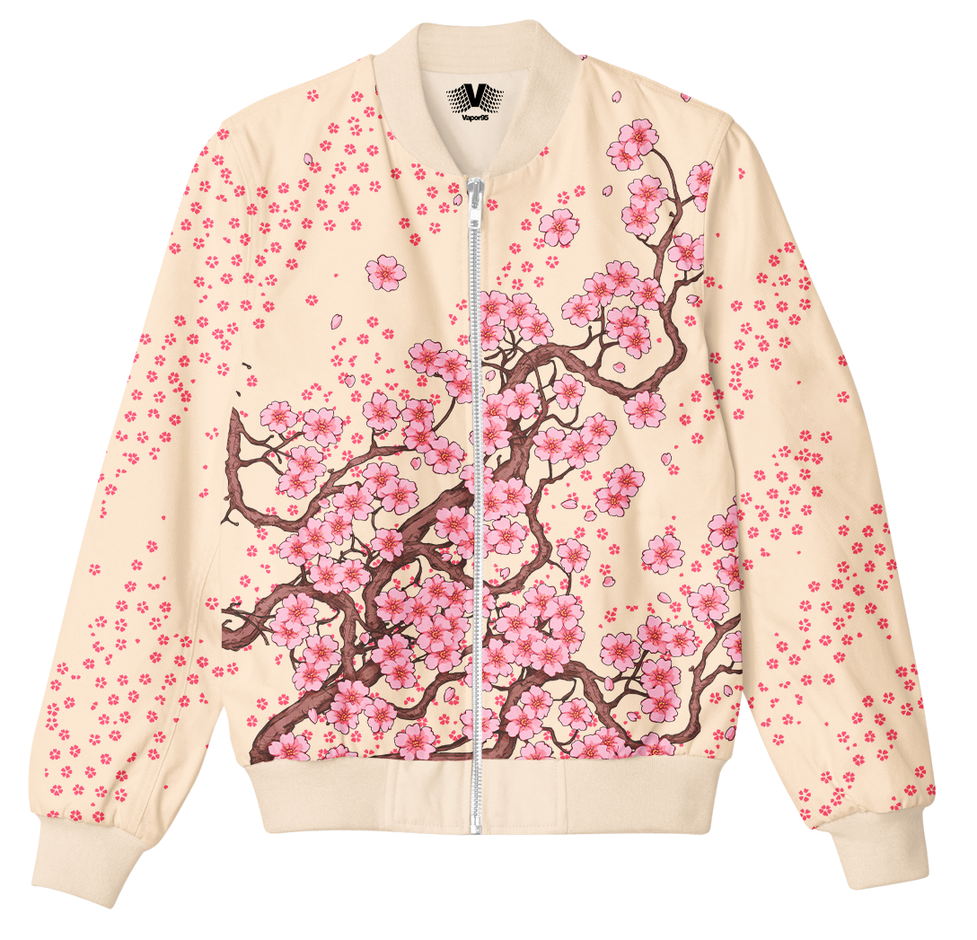 Blossomwave Bomber Jacket