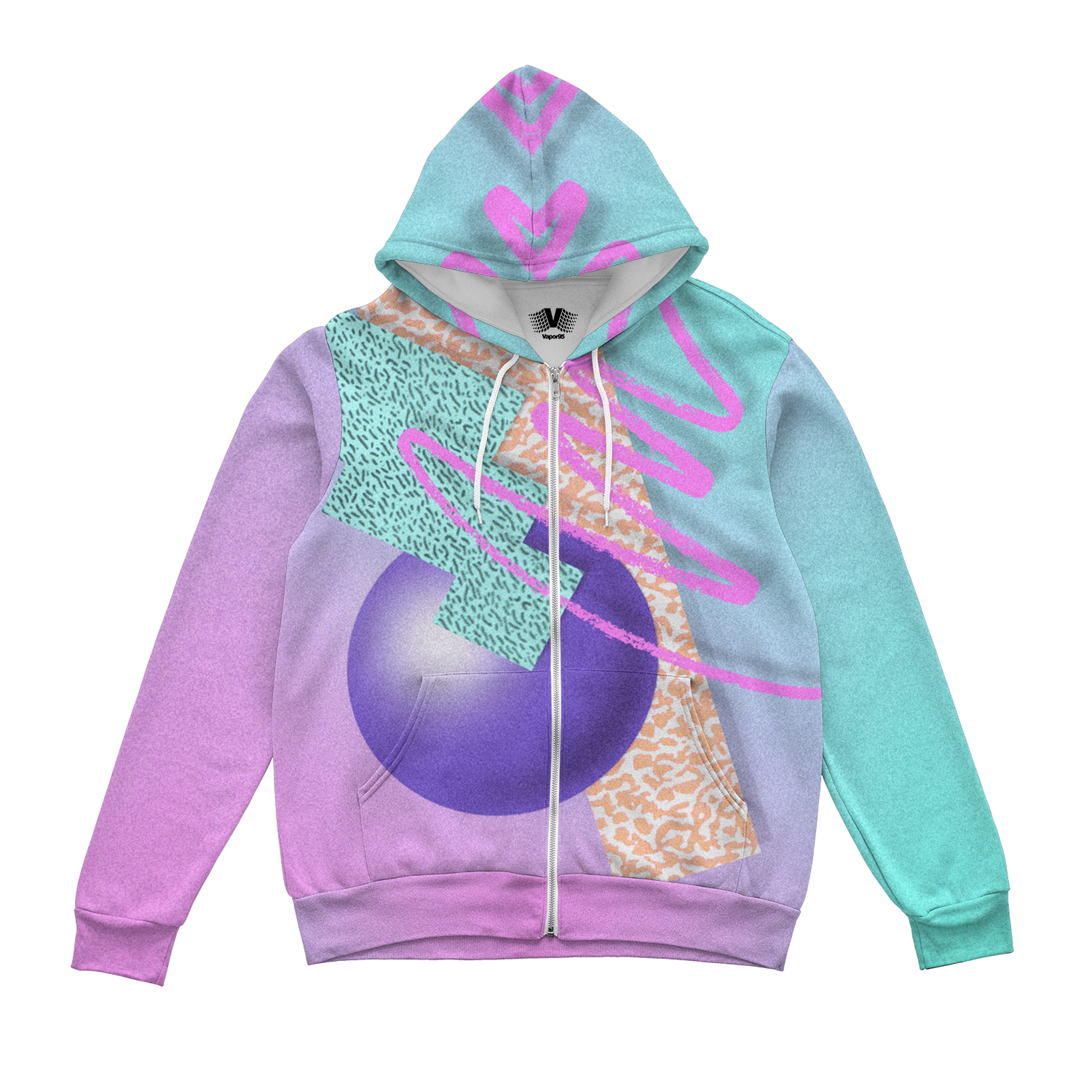 Saved By The Vapor Zip Up Hoodie