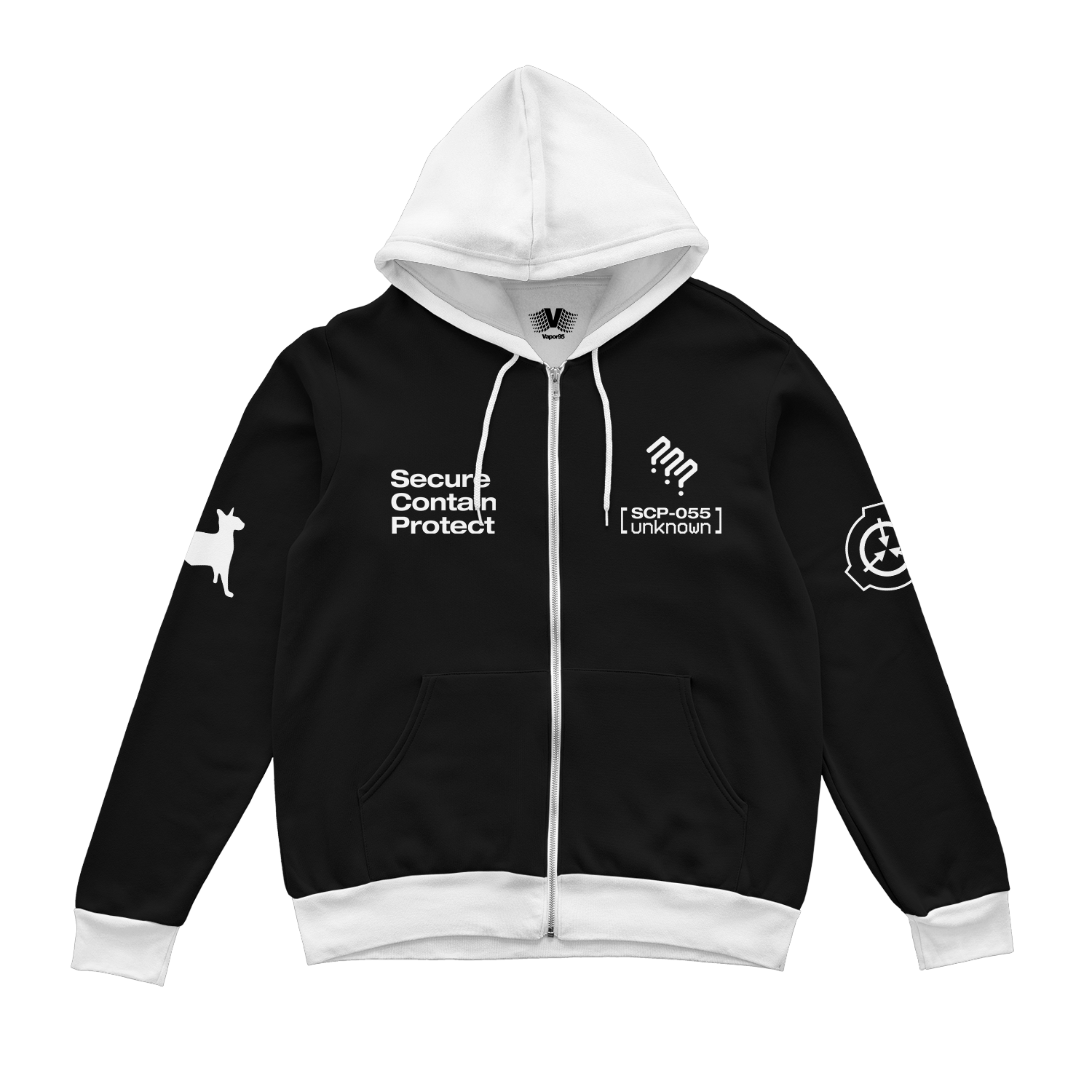 Secure Contain Protect Zip Up Hoodie